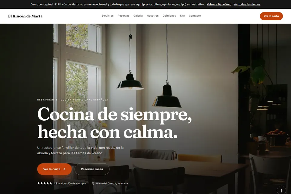 Vista previa de la demo El Rincón de Marta